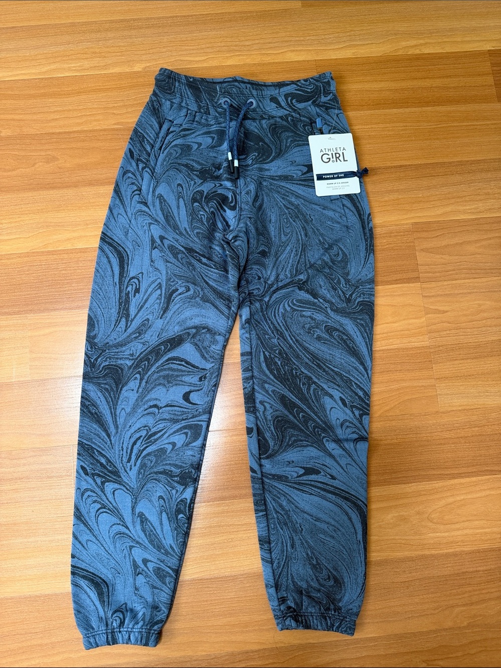 Athleta Girl Marble-Print Warmup 2.0 Jogger
